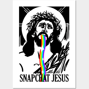 Snapchat Jesus Posters and Art